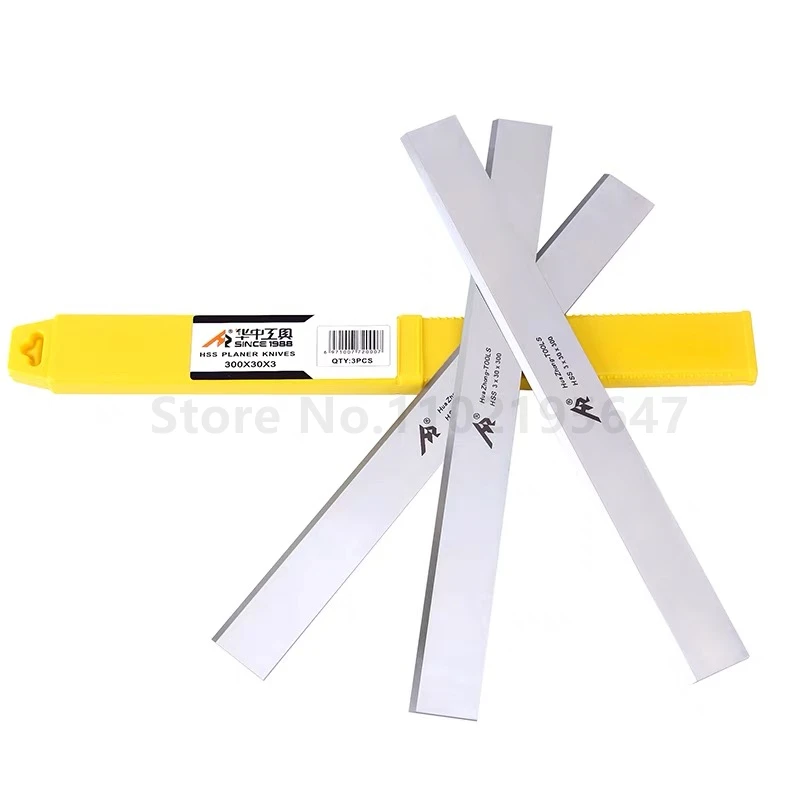 HSS Wood Planer Blades 3 Pcs Width 20mm Series Knife Wood Planing Blade Jointer Thickness Planer Woodworking Tools Accessories