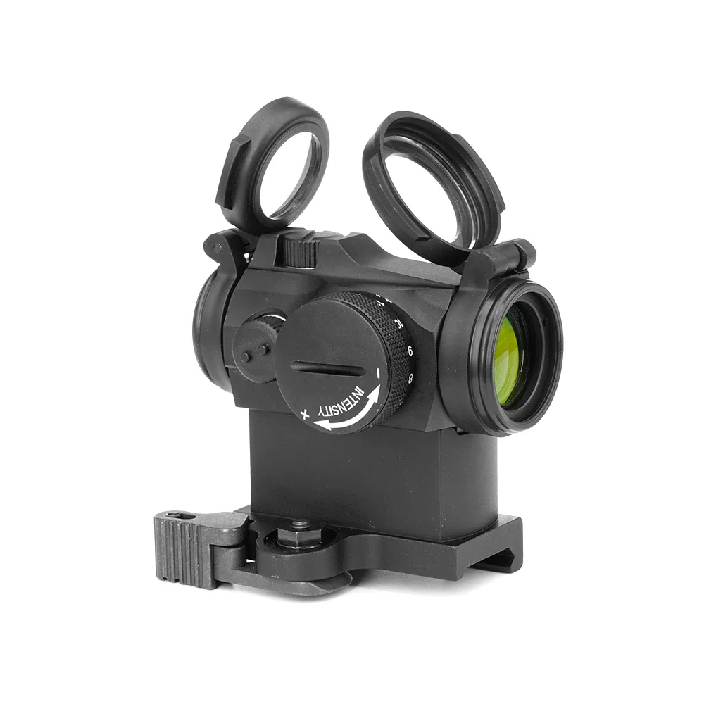 Tactical Red Dot Sight 1x22mm Reflex Sight Optics Scope with Riser Mount Original Marking 2MOA red dot sight,rifle scope