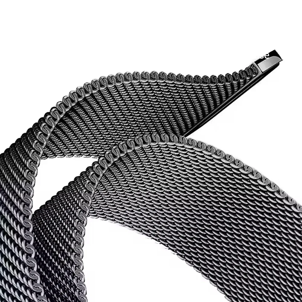 Milanese Magnetic Loop Metal Band with TPU Screen Protector and Case