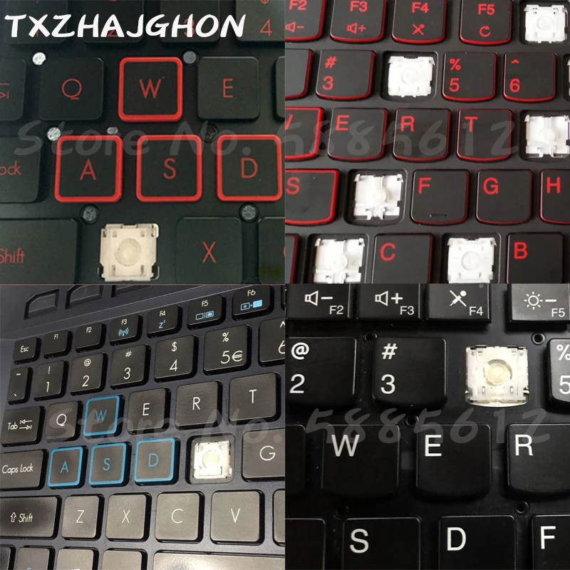 Replacement Keycap Key Cap & Scissor Clip &Hinge For Samsung Acer Dell Asus Lenovo Toshiba HP