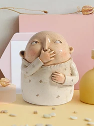 Enchanting Resin Figurine Sculpture: Decorative Home Accent (BS39102)