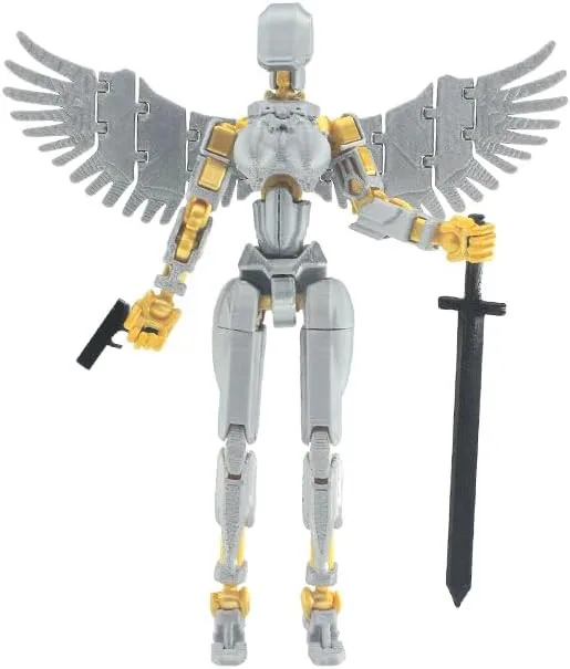 Mobile Doll Set 3d Printed Titan Robot Mobile Doll Posable Doll Suitable For Collectors Desktop Decoration action figures toys action figure toys