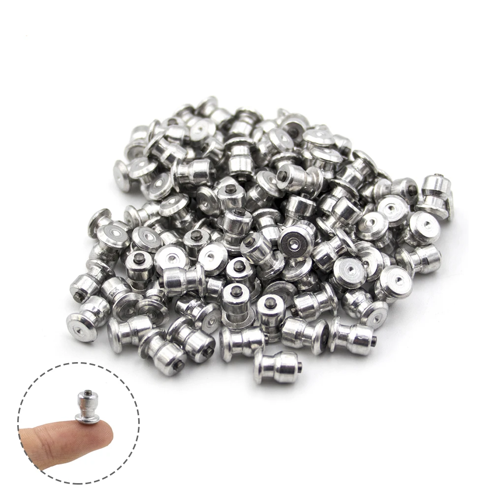50pcs Car Wheel Lug Tires Studs Spikes Wheel Tyres Screw Winter Snow Ice Anti-Slip Chain For SUV ATV Car Motorcycle Truck 8x10mm
