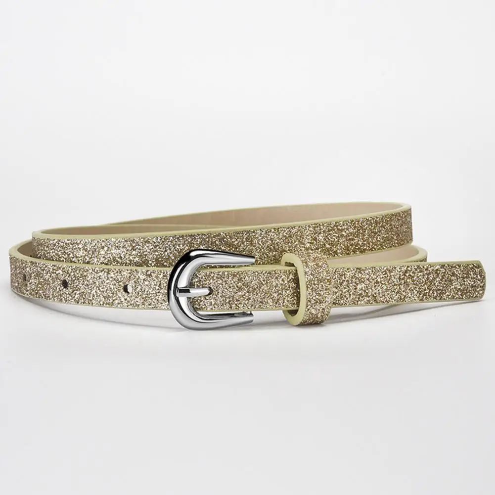 Children Dreamy Belt Kids Sequin Belt Stylish Kids with Multi Holes Design Sequin Decorated for Jeans for Children