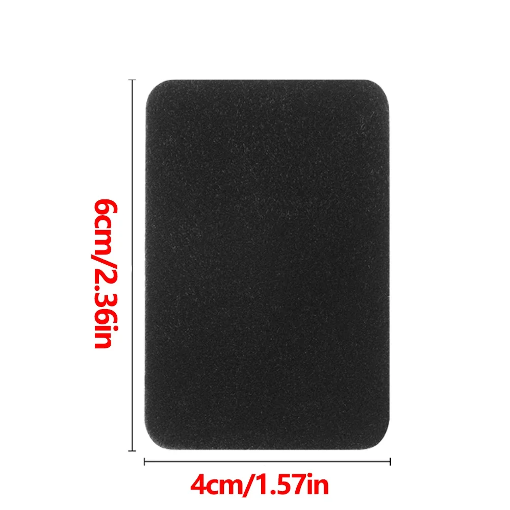 Car Seatbelt Buckle Anti-Collision Sticker Pads Safety Belt Anti-Noise Silencer Quite Lock Clip Protector Black Accessories seat belt clip