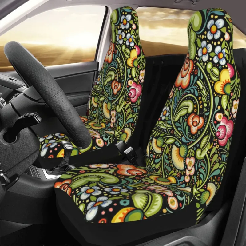 

Bohemia Universal Car Seat Cover Auto Interior Suitable For All Kinds Models Traditional Car Seat Protection Covers Polyester