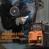 MIG Welder,6 in 1 Gas MIG/Gasless Flux Core/Stick/Lift TIG/Spot Welding/Spool Gun Compatible Aluminum,Multi Process Welder 5