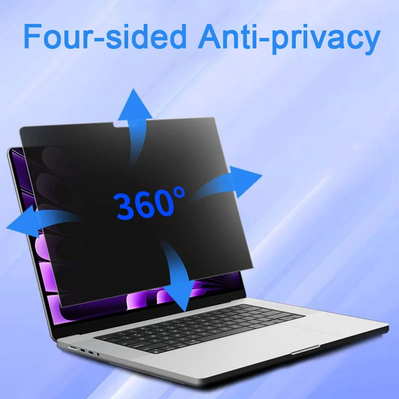 Full Privacy Protection 360&deg; Anti-peep Screen Protector for Macbook Pro 14 16
