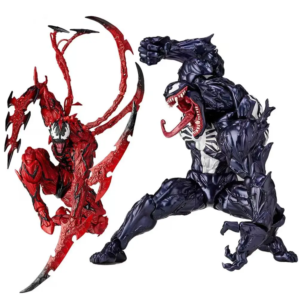 Marvel Revoltech Rick Christaguchi Carnival Venom Spider Man Classic Villain Rick Action Toy Gifts, Hot Toys