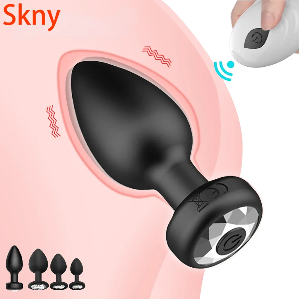 10-geschwindigkeiten Anal Plug Vibrator Fernbedienung Butt Plug Männer Prostata Massage Weibliche Masturbator Erwachsene Sex Spielzeug für Frauen Männer Homosexuell 1