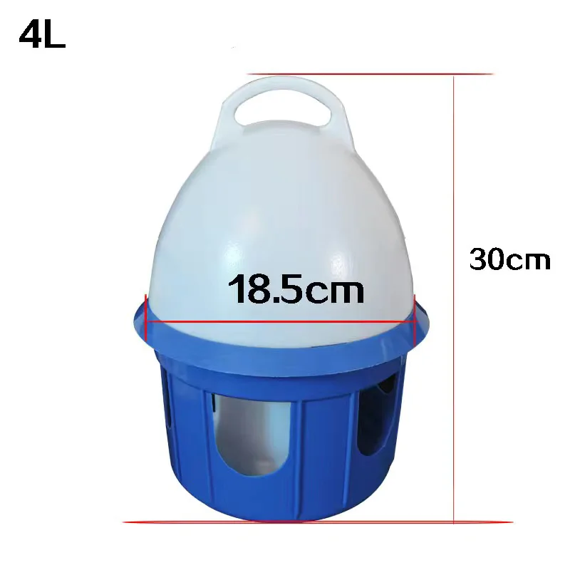 Automatic Bird Waterer Pigeon Water Feeder Container Durable Plastic Dove Drinker 2L 4L 6L 8L 10L Pet Supplies
