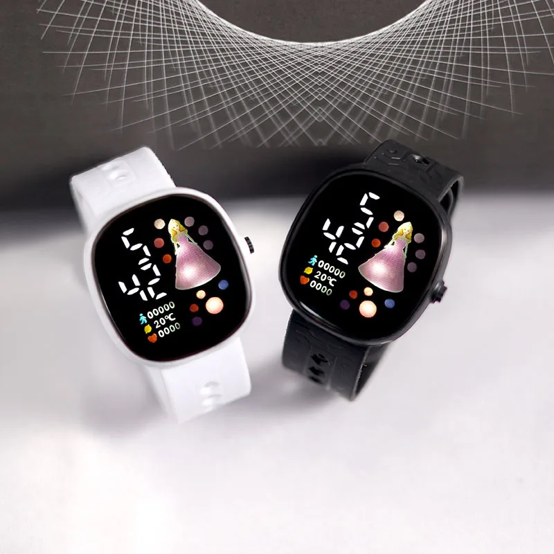 

Часы детские цифровые с регулируемым силиконовым ремешком, водонепроницаемые спортивные электронные наручные для мальчиков и девочек