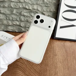 Luxury Ultra Thin Soft TPU Phone Case with Slim Matte Mirror Surface and Translucent Silicone Exterior - iPhone 15 (Clear)