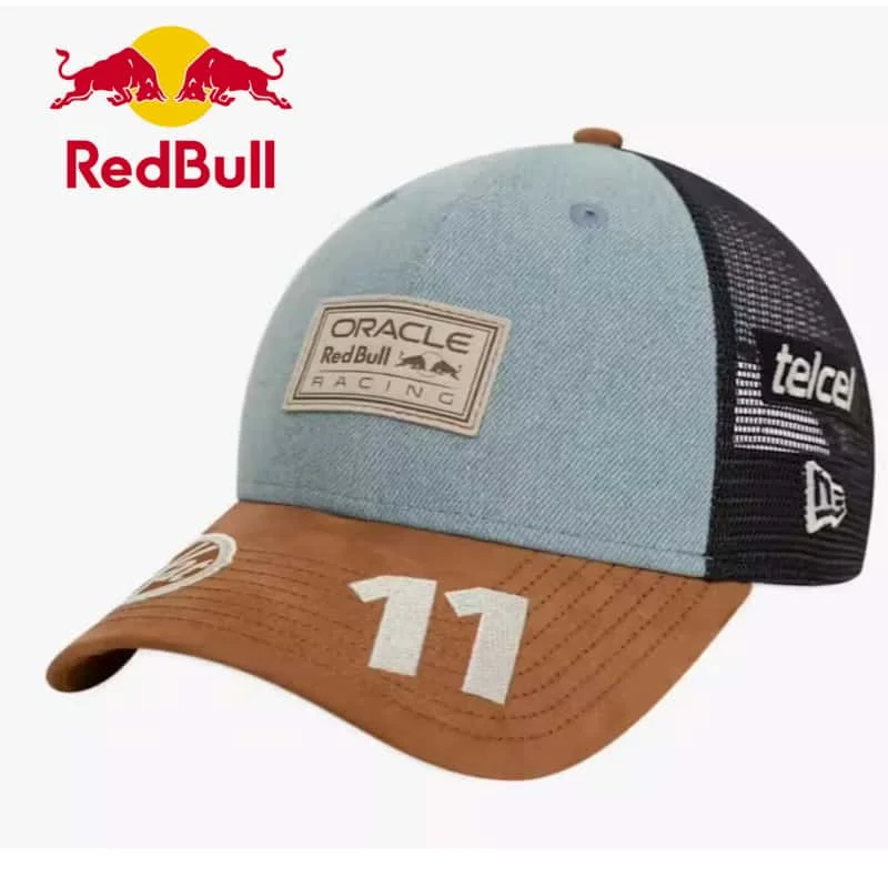 Baseball Cap New Red Bull Hat Czech Perez Red Bull Racing Racing Hat Men's and Women's Outdoor Sun Baseball
