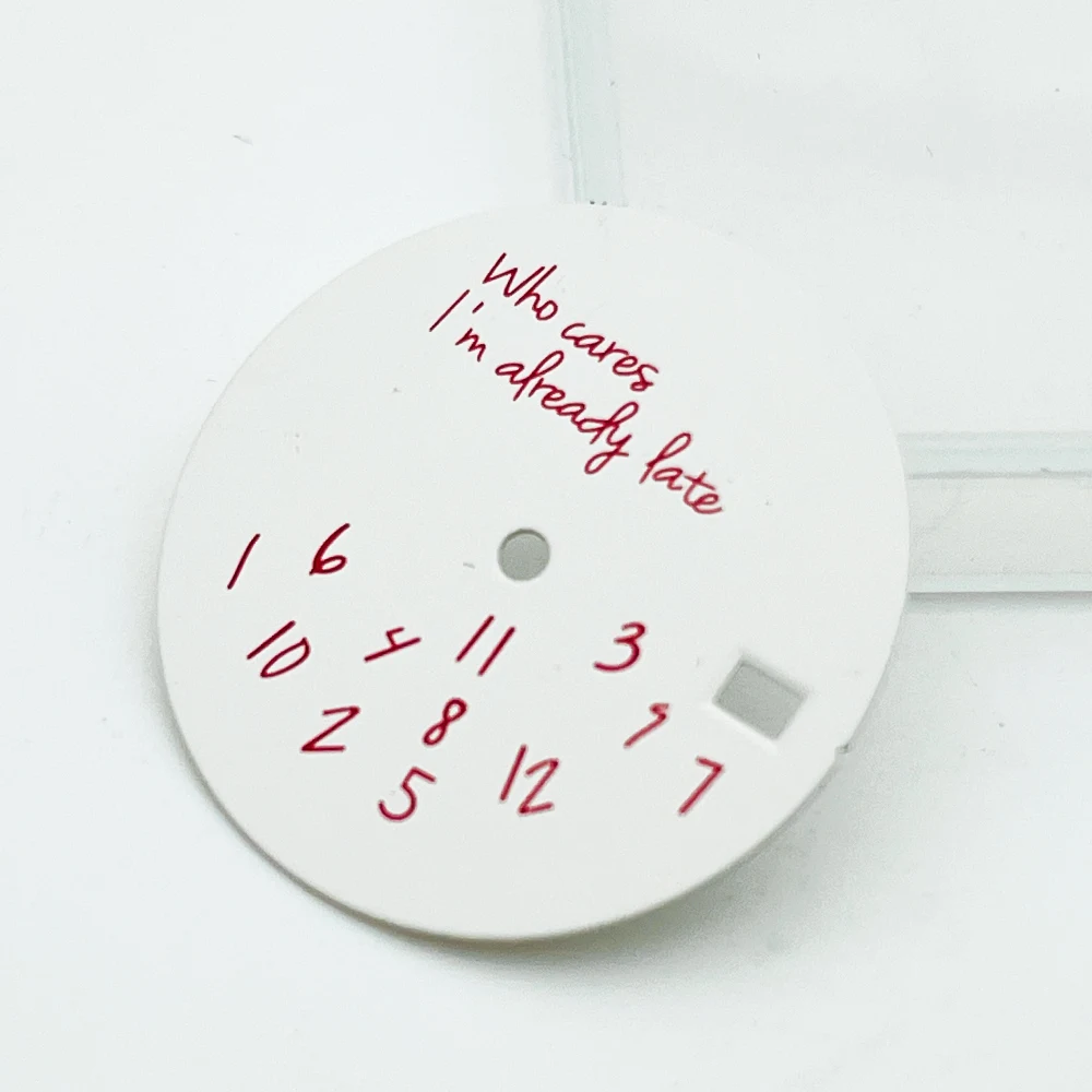 Mod Who Cares NH35 28.5MM Dial Sterile Dial Fit for SKX007 SPRD 6105 Turtle Sub Watch Case NH35 NH36 28.5mm Watch