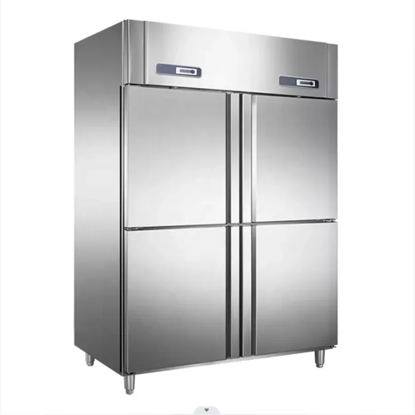 

Mvckyi Vertical Two Door Refrigerator Kitchen Refrigeration Equipment Unit Small Top Compressors Refrigerators