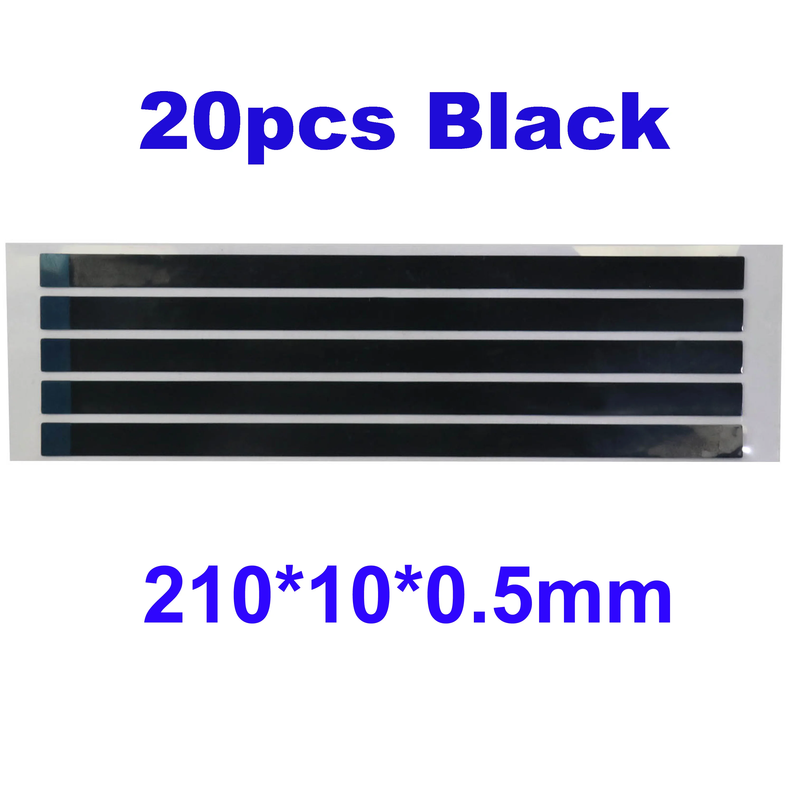 New Version Black Pull Tabs 10mm Width Stretch Release Adhesive Strips for LCD Screen with Handle without Tabs