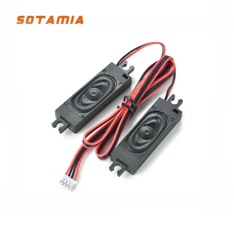 Sotamia 2Pcs Audio Tv Mini Speaker Driver 8 Ohm 2W Altoparlante Macchina Pubblicitaria Fai Da Te Altoparlante Computer Per Home Theater