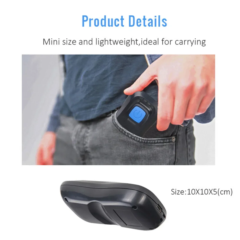 Wireless 2D 3-in-1 Mobile Smallest Minibluetooth Portable- Finger Barcode Scanner