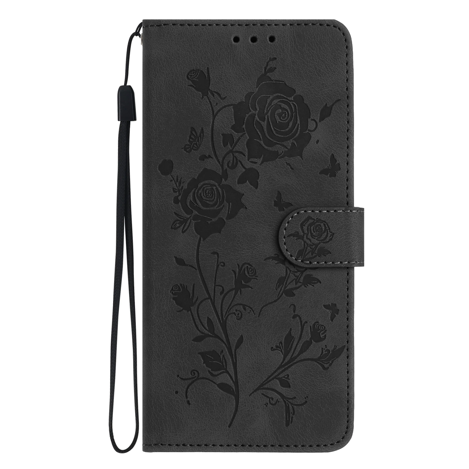 Rose Leather Flip Case - Elegant and Durable Phone Cover