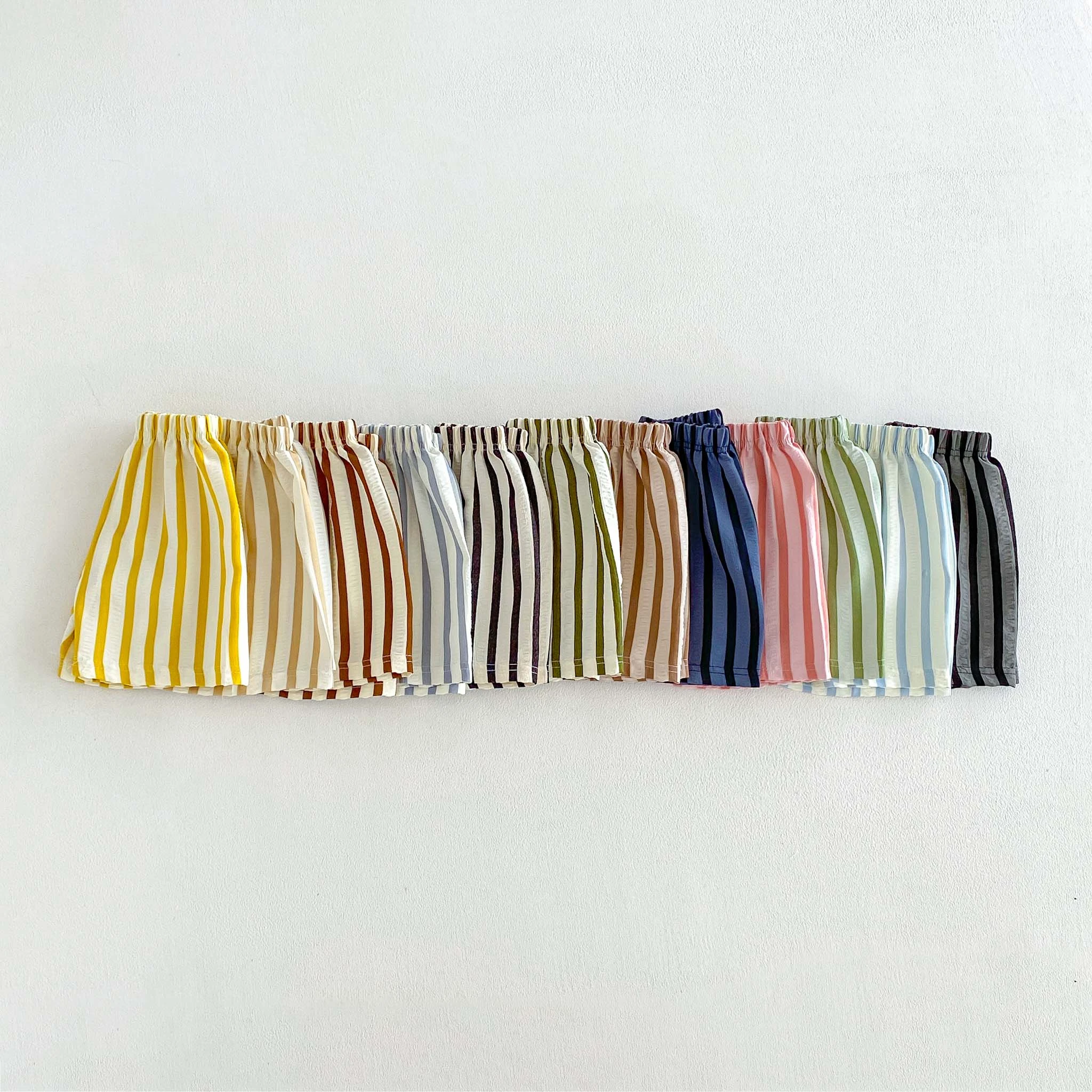 Thin Shorts Fashion Simple Shorts Outer Wear New Design Striped Shorts Baby Boys Thin Home Clothes Infant Lovely Pajamas