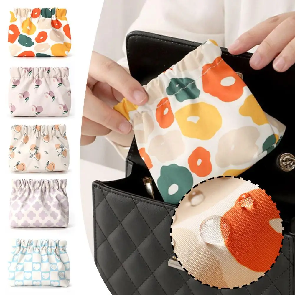 

Mini Storage Bag Cute Cartoon Makeup Bag For Women Waterproof Shrapnel Printing Cosmetic Bag Travel Make Up Toiletry Bag Z7a9