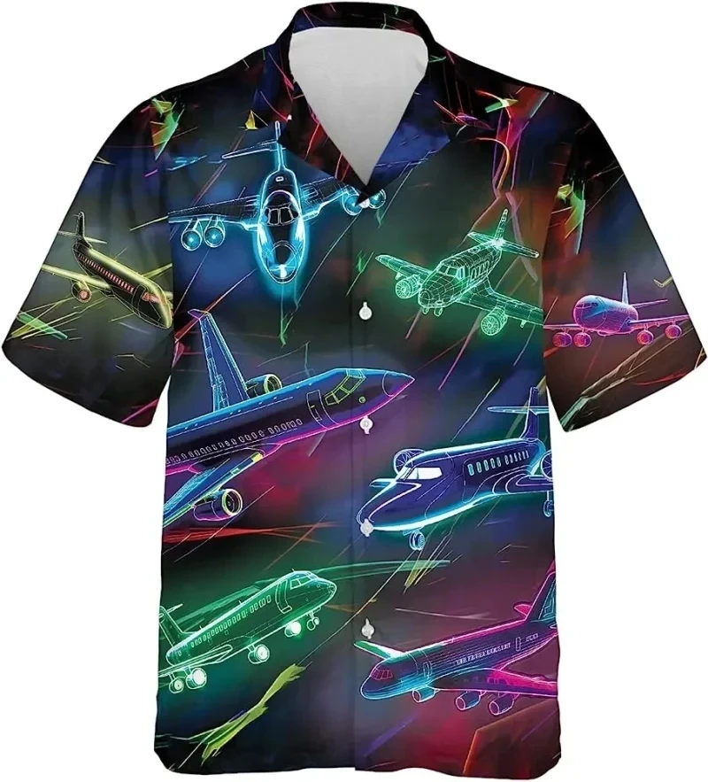 thumbnail image 1 of Camisas hawaianas de verano para hombres, camisas holgadas informales divertidas con estampado 3D, ropa de moda, blusas de playa para hombres, camisas, 1 of 5