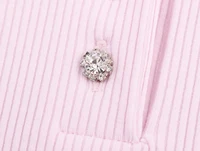 ZERAINS 2025 autumn new women's clothing sweet and fashionable jewelry collar ribbed polo shirt knitted T-shirt - Image 6