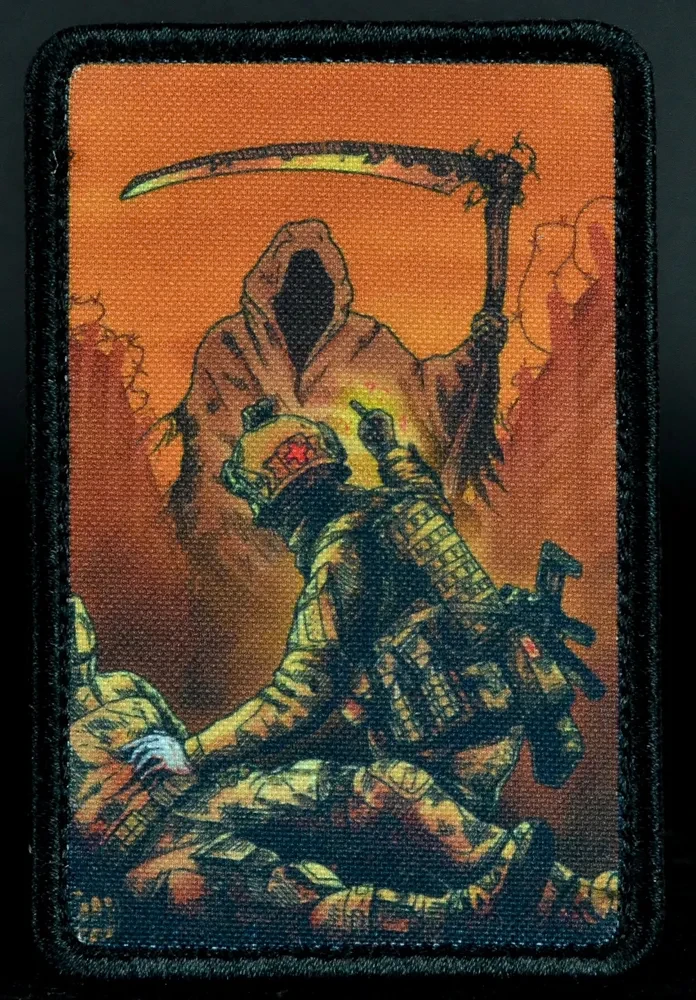 Description Picture 2 of item"not today" Morale tactics Patch Medical Hook&Loop Patch Military Aid Army Badge Armband Printed Tactical Backpack Stickers