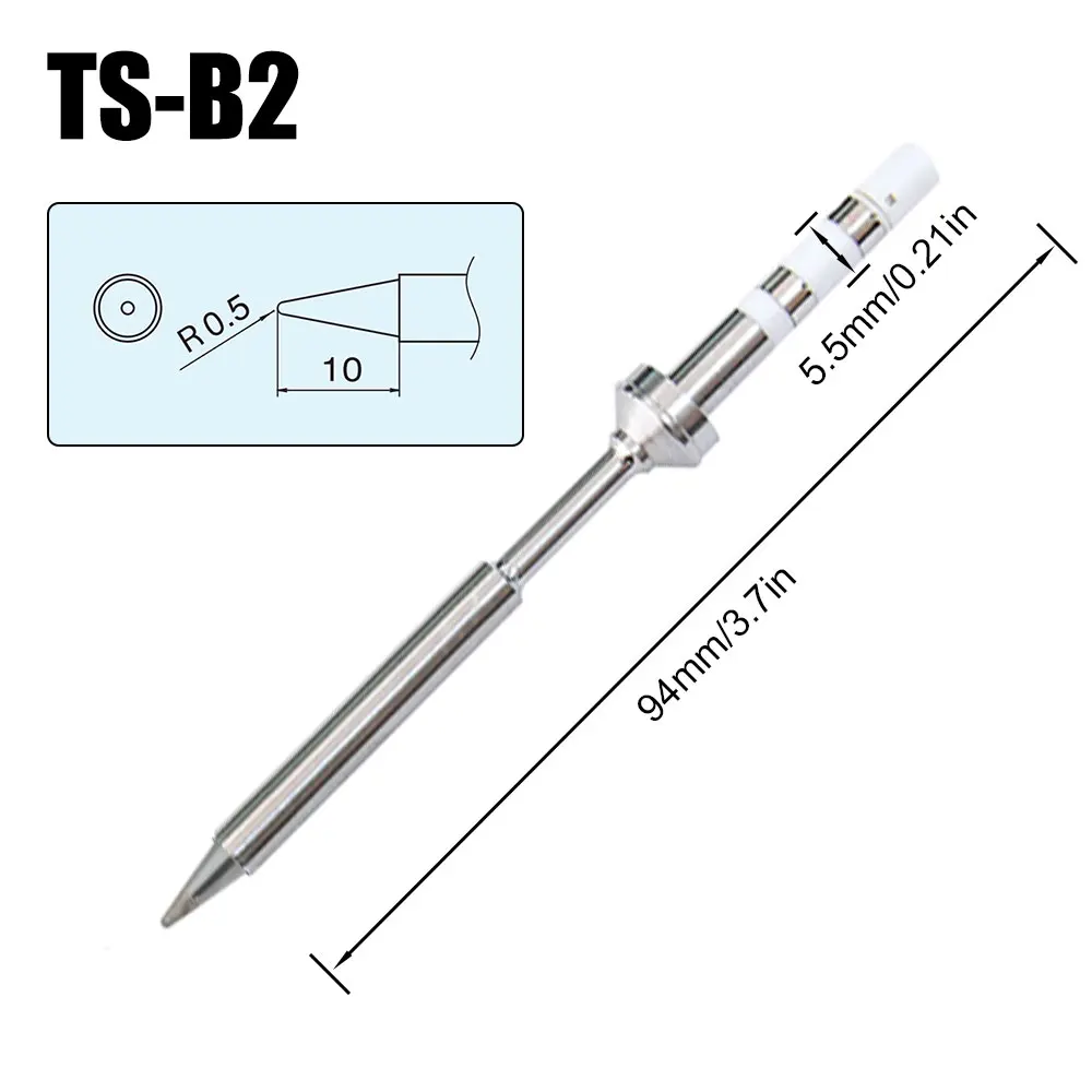 Soldering Iron Pine64 TS100 Ts101 Soldering Iron Tips Replacement Various Models of Pinecil V2 Electric TS Series BC2 ILS K