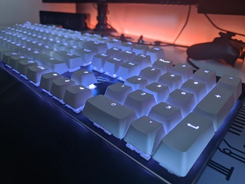 russo coreano transparente keycaps para teclado mecânico compatível com mx switches diy substituição suporte iluminação led