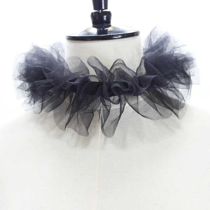 Women Renaissance Fake Collar Choker Necklace Decorative Clown Cosplay