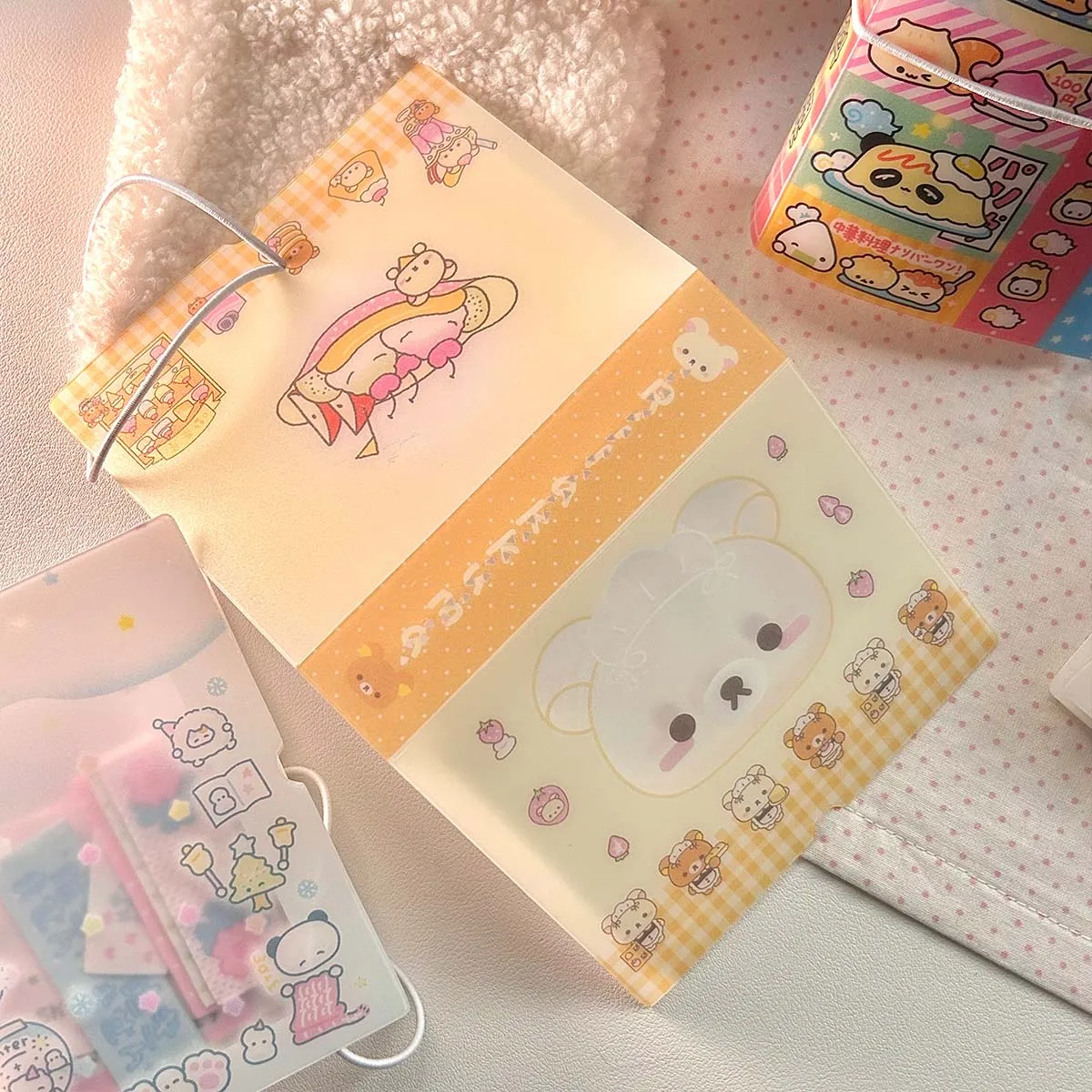 Photo Album Card Holder M5 Organizer Album Cute Stickers Organizer Notes Idol Cards Photos Name Card Holder Minimalist Style Storage book