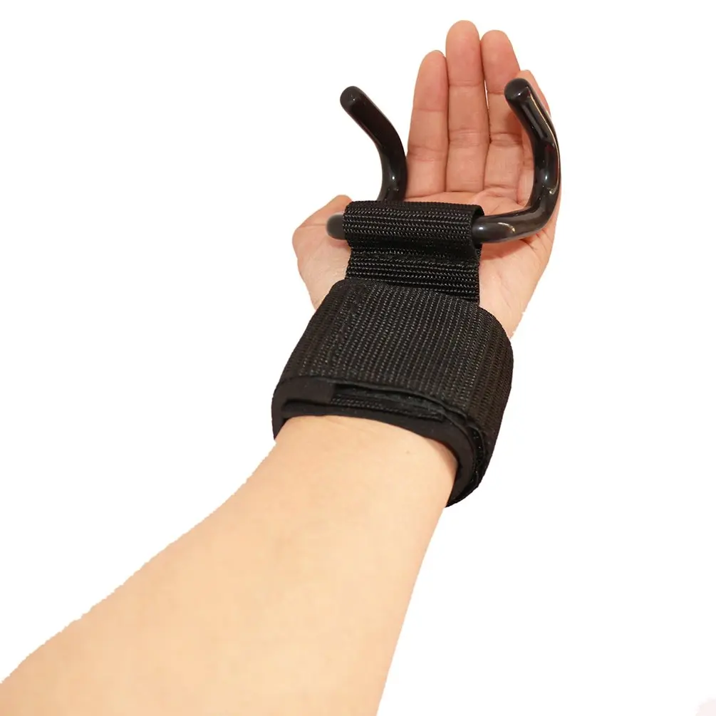 Weight Lifting Hooks for Men Heavy Duty Lifting Wrist Straps for Pull ups Deadlift Straps Power Grips with Padded Wo lifting hook