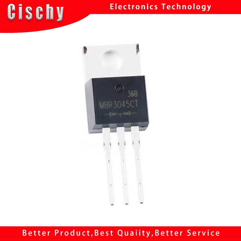 10 шт. MBR3045CT TO-220 MBR3045 TO220 MBR3045C 30A45V Новый и оригинальный в наличии | Обустройство дома
