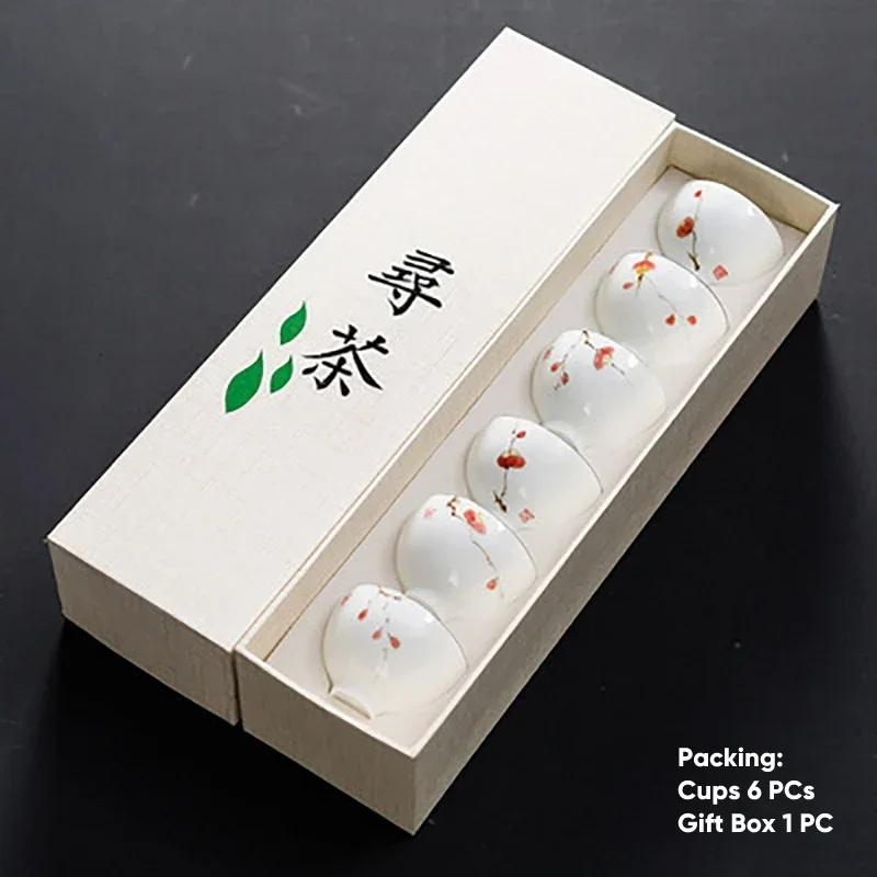 كوب شاي سيراميك مصنوع يدويًا ، وعاء شاي بورسلين ،...