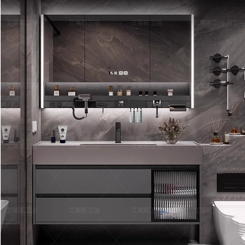 Modern Simple Bathroom Vanities Vintage Toilet Partition Vanity Drawer Light Mirrors Muebles Para El Hogar Maderaa Furniture