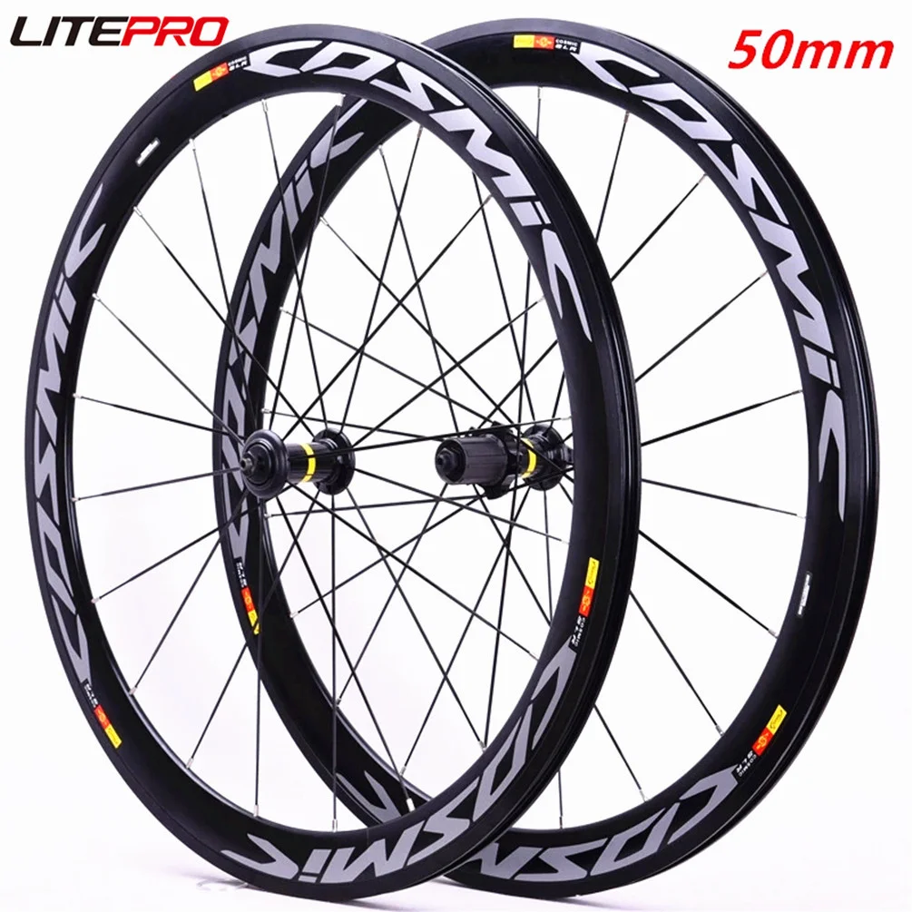 Set Ruote In Carbonio 700C 50mm Per Bici Da Strada Con Freno A Disco - Superteam - QR E Passaggio Assale