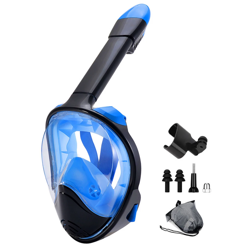 

Окунитесь в приключения, маска для подводного плавания на все лицо для безопасного и приятного опыта подводного плавания, складная S/M