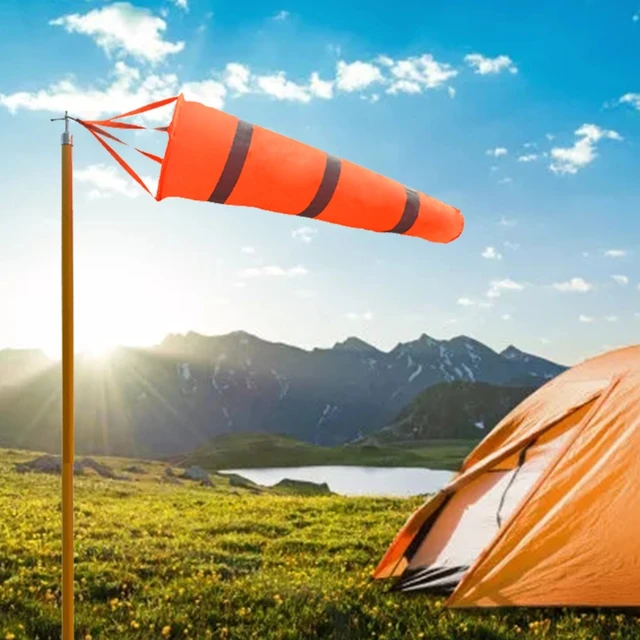 Otthoni Kerti Repülési Szélsock Táska Rip-Stop Fény Időjárási Szél Irány Mérési Időjárás Lapát Fényvisszaverő Öv - Image 5