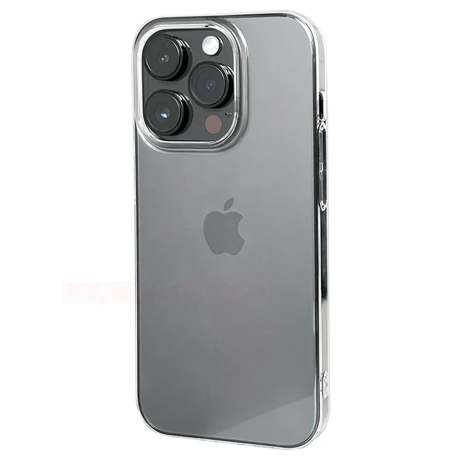 Sleek Ultra Thin Crystal Clear Matte Phone Case with Hard PC Back Cover
