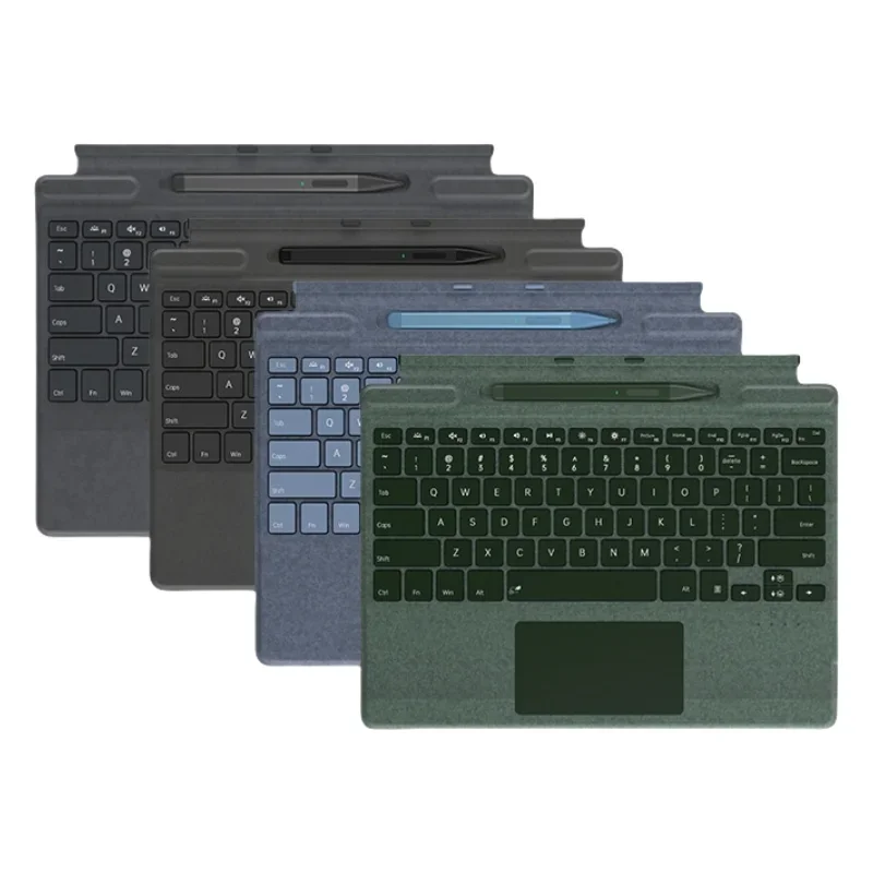 New Colourways for Microsoft Surface Pro 8/9/10/X Bluetooth Keyboard Magnetic Tablet Wireless Touch Keyboard with Pen Slot