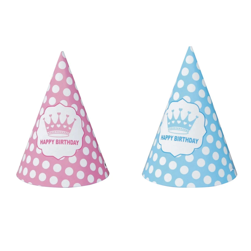 20 piezas sombrero de cumpleaños sombreros de fiesta para niños corona  tocado accesorios cono pentagrama niño - AliExpress, image size:960x960