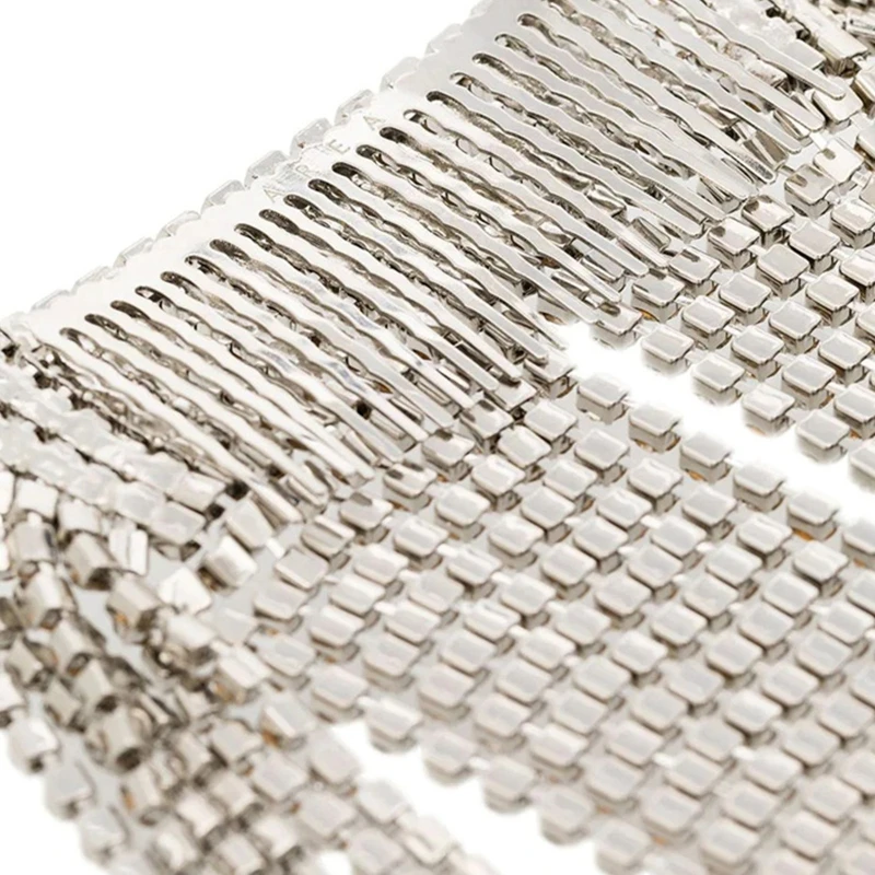 for Rhinestone for Head Chain Silver Gold for Rhinestone Long Tassel Headpiece Jewelry For Women Hair Chain Headb 37JB