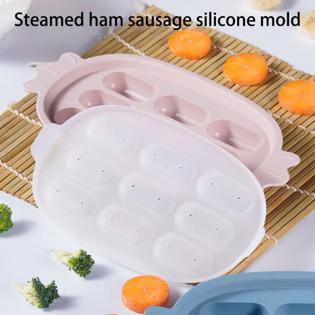 Silicone Food Molds - Baby Food Nipple Tray, Silicone Baby Food Freezer  Tray, Baby Sausage Mold