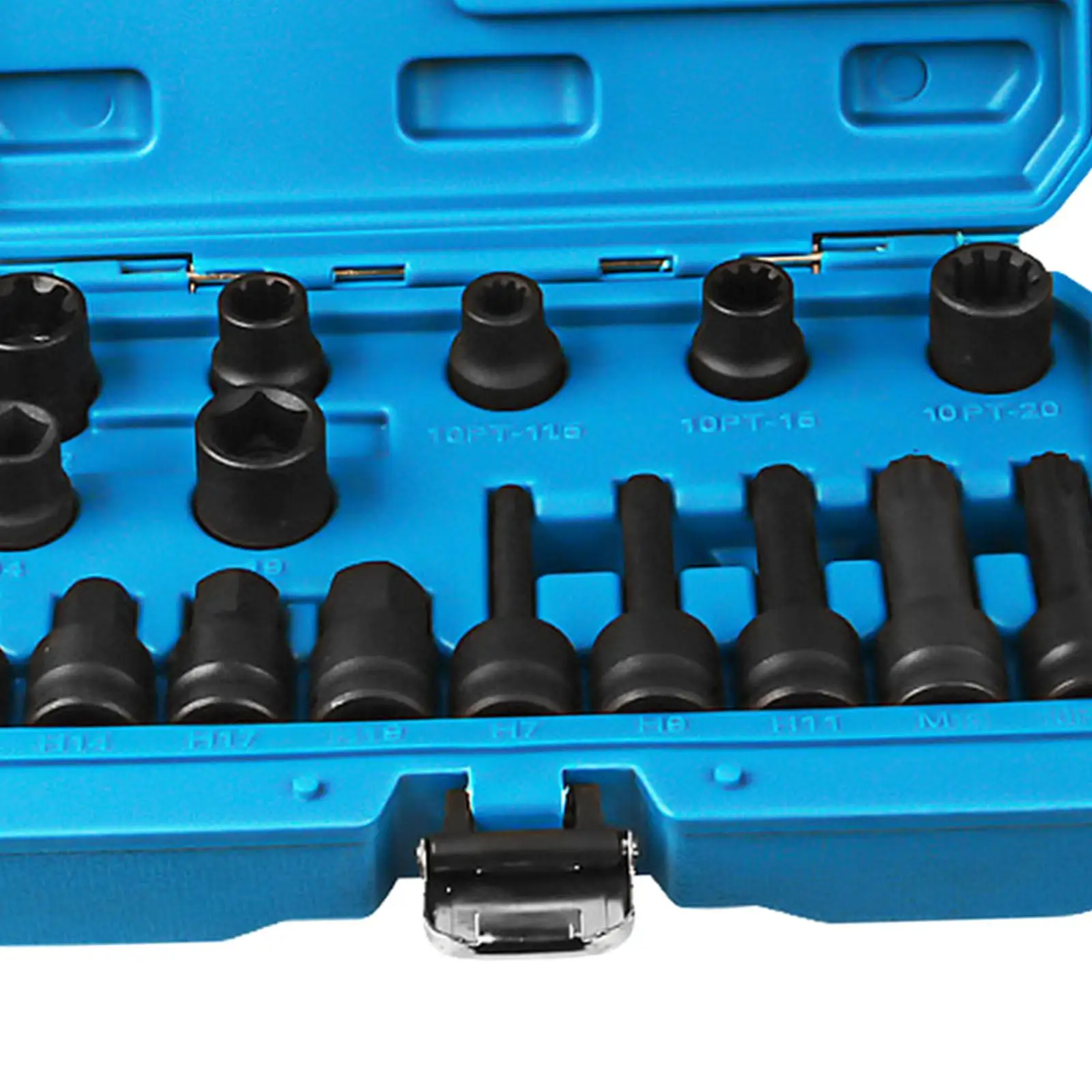 16x Brake Caliper Socket Tool with Case Square Brake Disc and Caliper Socket