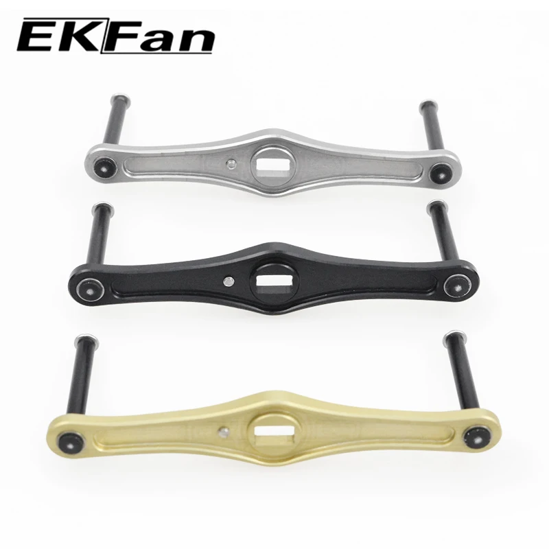 EKFan Baitcasting-Angelrollengriff 80/90/100/110mm Länge Aluminiumlegierung für A/S/D 7*4/8*5 Loch Ohne Knopf Köderrolle DIY-Teil – Detail 9