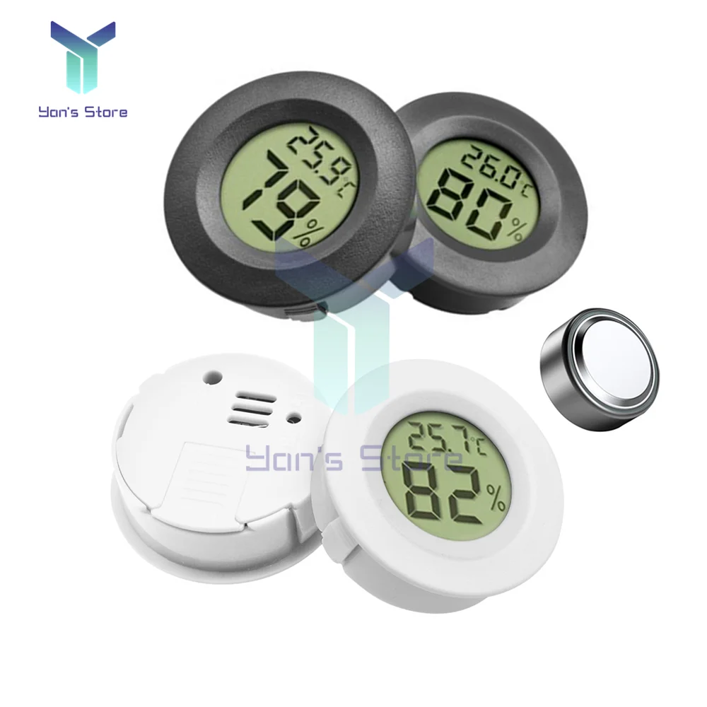 

1pc Mini LCD Digital Indoor Convenient Temperature Humidity Meter Home Kitchen Cooking Thermometer Hygrometer Gauge With battery