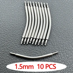 Curved Stainless Steel Watch Strap Connectors - 1.5mm & 1.8mm - 26mm (1.5mm - 10PCS)