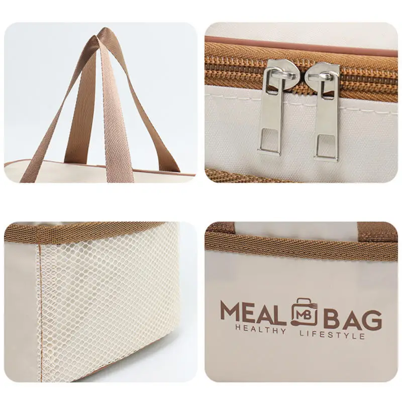 Multifunctional Thickening Tote Cooler Lunch Bags For Women Men Large Capacity Travel Picnic Waterproof Lunch Box 4